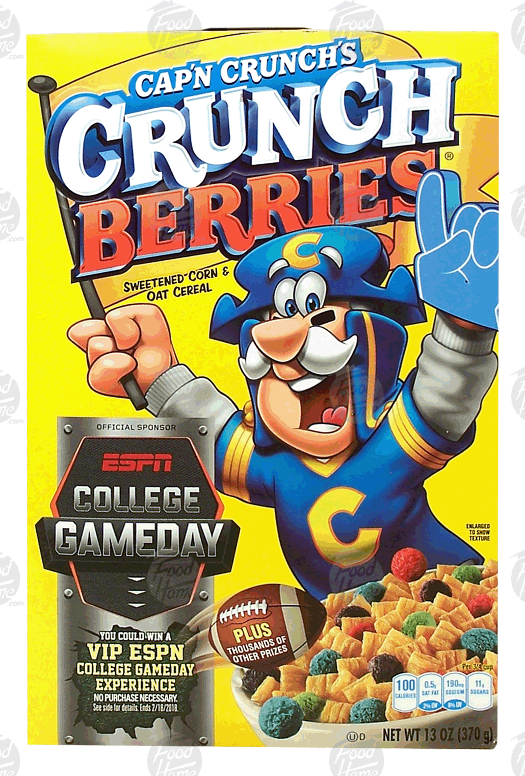 Cap'N Crunch Crunch Berries sweetened corn & oat cereal Full-Size Picture